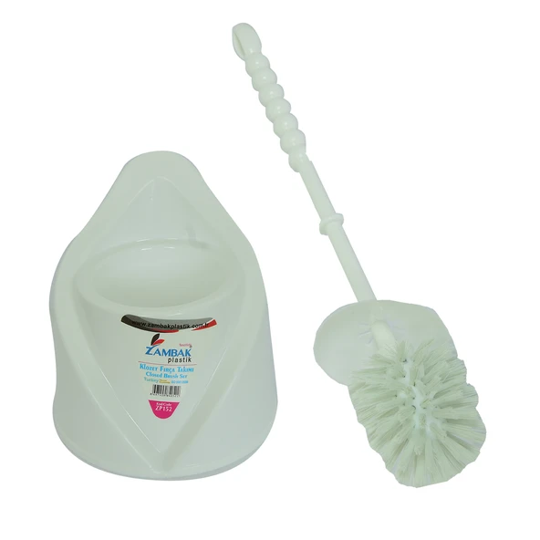 LokmanAVM Zambak Plastik Muhafazalı Tuvalet Klozet Fırça Takımı Karışık Renk ZP-152 - Resim 2