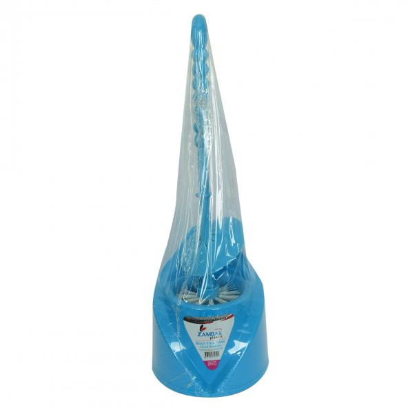 Zambak Plastik Muhafazalı Tuvalet Klozet Fırça Takımı Karışık Renk ZP-152 - 4