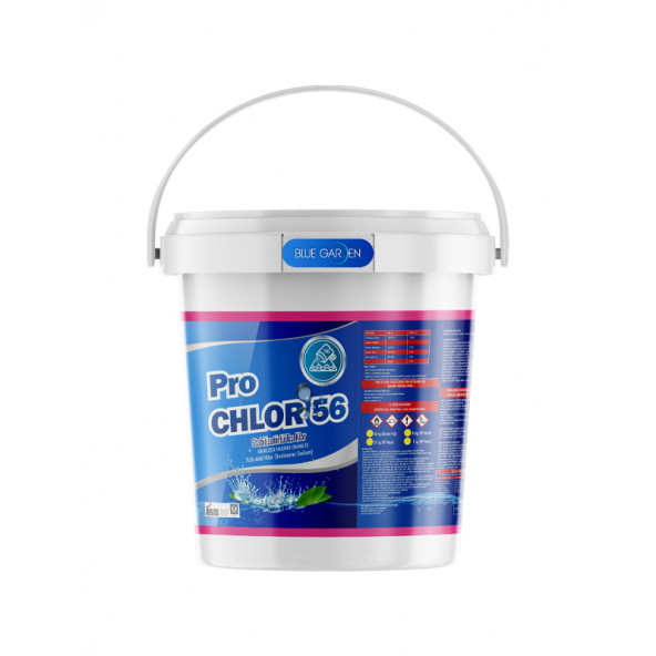Hızlı Çözünen Stabilizatörlü Toz Klor Pro Chlor 56 50KG