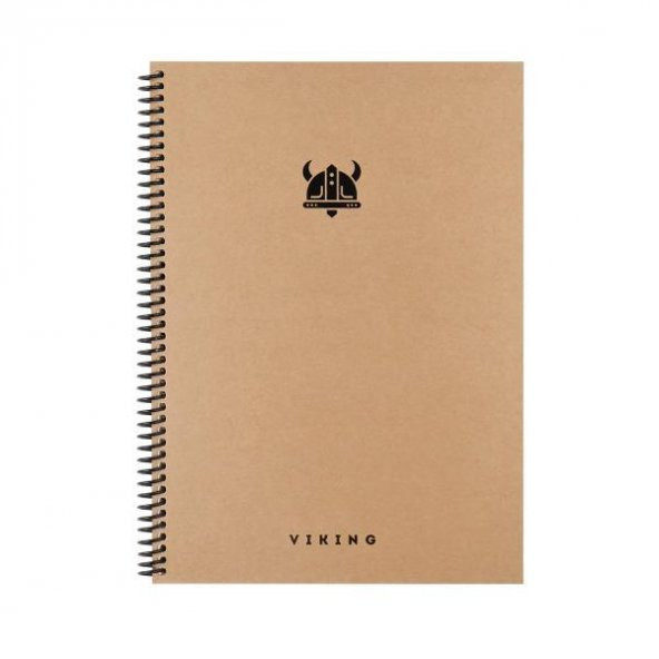 Keskin Color Spiralli Sert Kapak La Plume Viking 17x24 100 YP Çizgili - 4