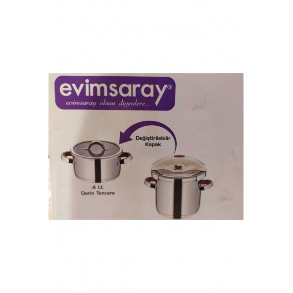 Evimsaray 7 + 4 Lt Düdüklü Tencere - 2