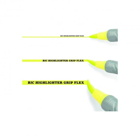 Bic Marking Highlighter Fosforlu Kalem Flex 4 Lü - Resim 3