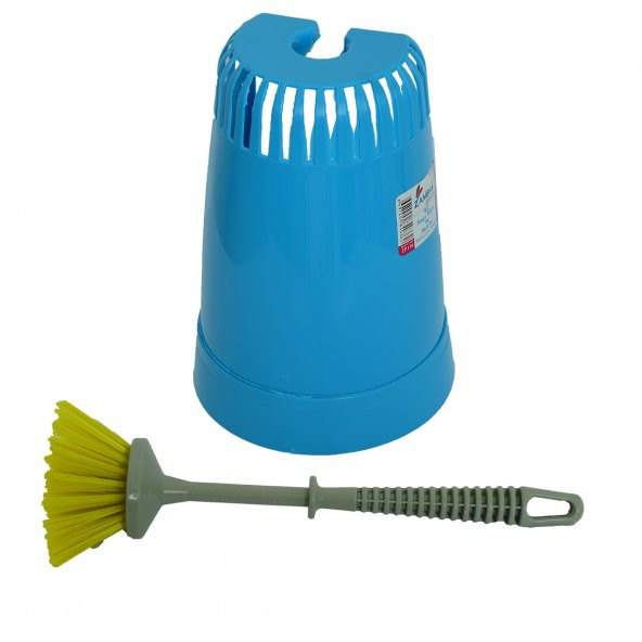 Plastik Muhafazalı Wc Tuvalet Klozet Fırça Takımı Karışık Renk ZP-136 - 2