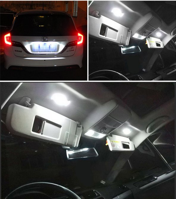 Space Led Ampul T10-12SMD Canbuslı Beyaz 2li Set 12V / LAAM629 - 7