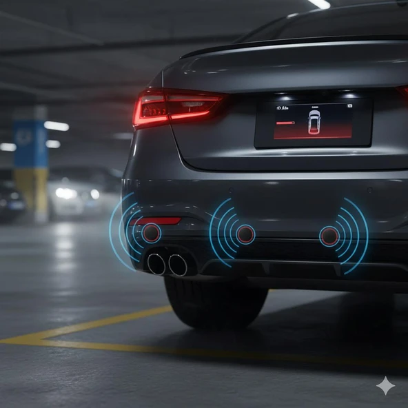 Space Türkçe Sesli Park Sensörü (18.5mm) Erkek Sesli Premium - Resim 4