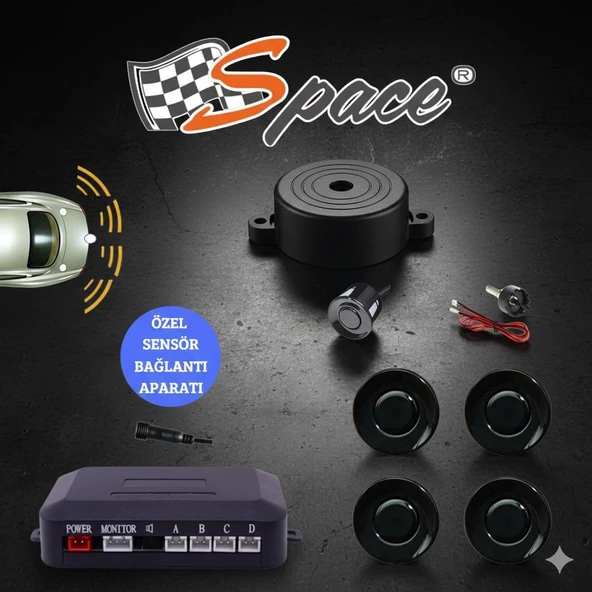 Space Türkçe Sesli Park Sensörü (18.5mm) Erkek Sesli Premium ürün görseli 1