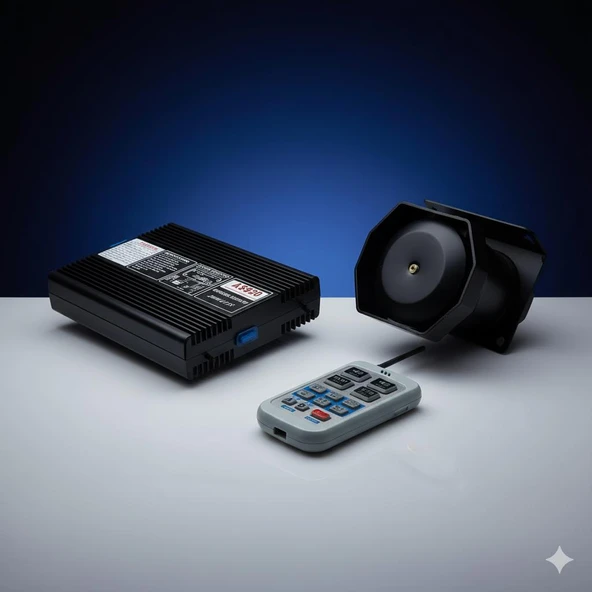 Space Mikrofonlu Metal Siren - Uzaktan Kumandalı ürün görseli 1