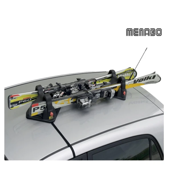 Shuttle Kilitli Mıknatıslı 2'li Kayak Bagajı - Kolay Montaj - Resim 3