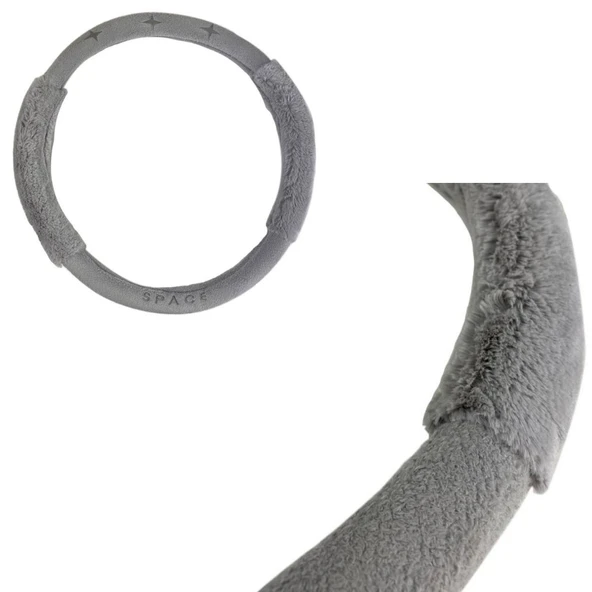 Space Peluşlu 49cm Direksiyon Kılıfı ürün görseli 1