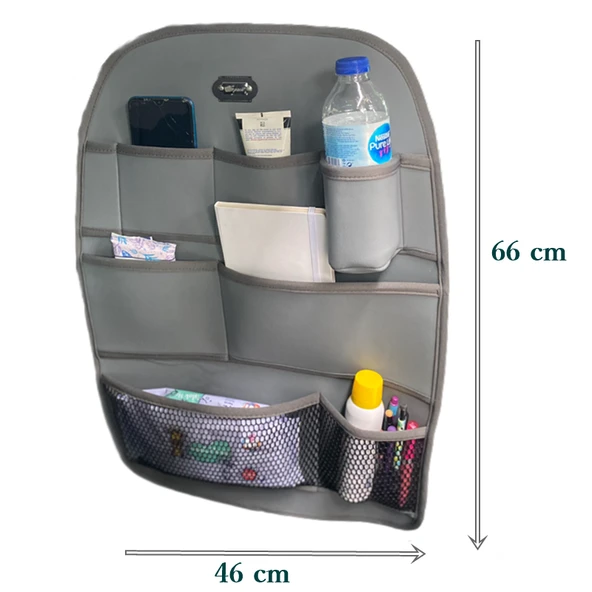 Space Deri Koltuk Arkası Organizer - Siyah - 6