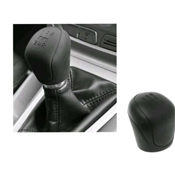 Siyah Silikon Manuel  Vites Topuzu Kılıfı / ICVI176 - Resim 2