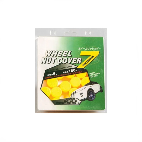 Space 19mm Sarı Silikonlu Bijon Kılıfı (20'li) ürün görseli 1