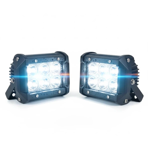 Space Dual Color 6 Ledli 18W Sis Lambası Seti ürün görseli 1