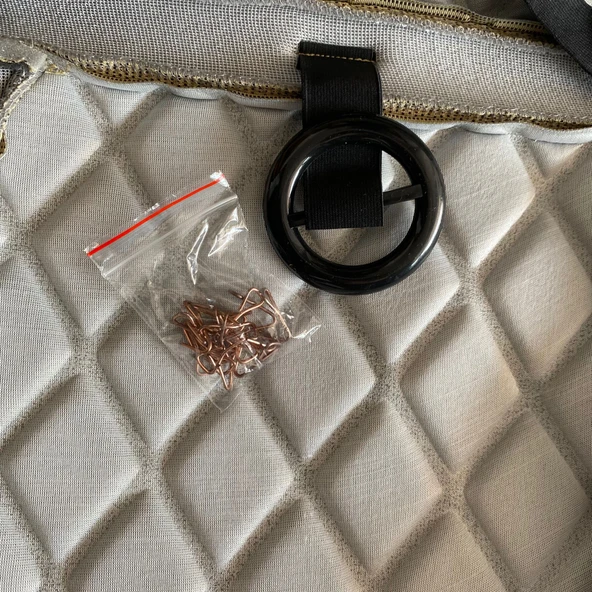 Space Elegance 5'li Koltuk Kılıfı Minder Bej-Bej / KLMNY550 - Resim 4