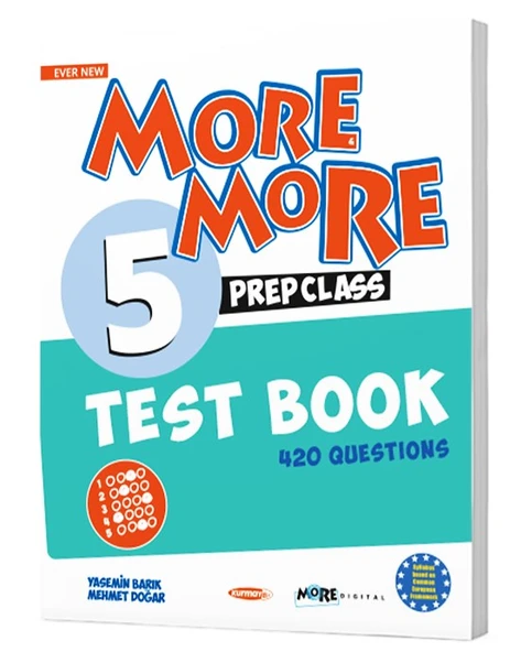 5 MORE&MORE PREP CLASS TEST BOOK KURMAY ELT - Resim 1