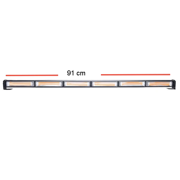 Space Oto Flashlı ve 6 Lı İkaz Lambası SR-cob Led 12-30v(Su Geçirmez) - Resim 2