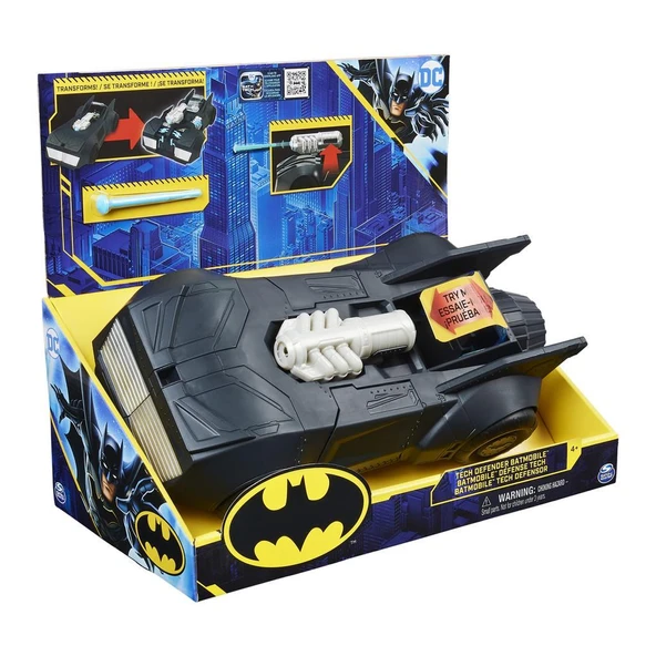 Spin Master Batman Tech Dönüşebilen Defender Dart Fırlatmalı Oyuncak Batmobile