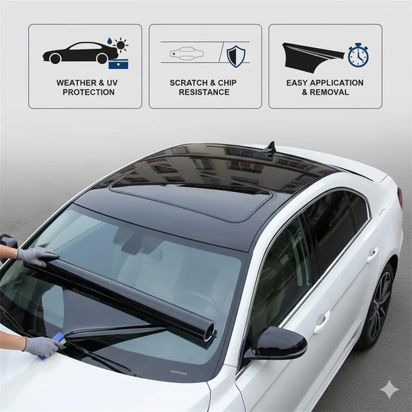 Space Piano Black Tavan Kaplama Folyosu (1.52m x 28m) ürün görseli 1