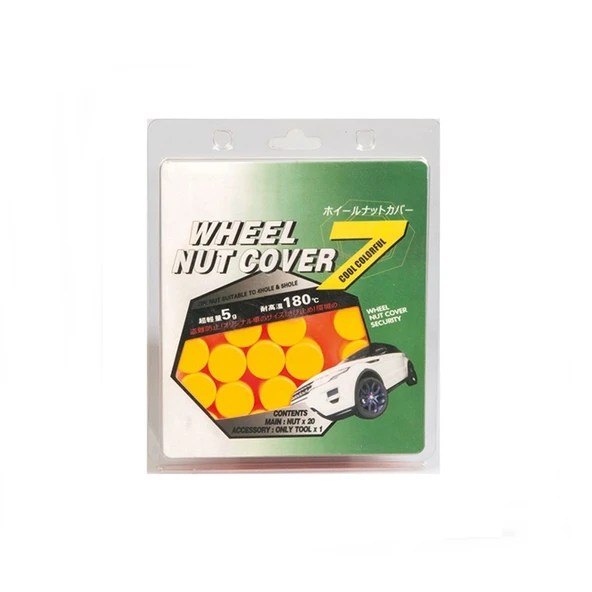 Space 17mm Turuncu Silikonlu Bijon Kılıfı (20'li) ürün görseli