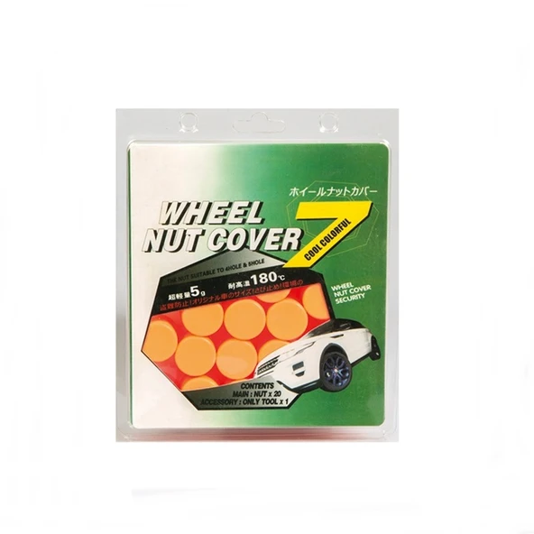 Space 19mm Turuncu Silikonlu Bijon Kılıfı (20'li) ürün görseli 1