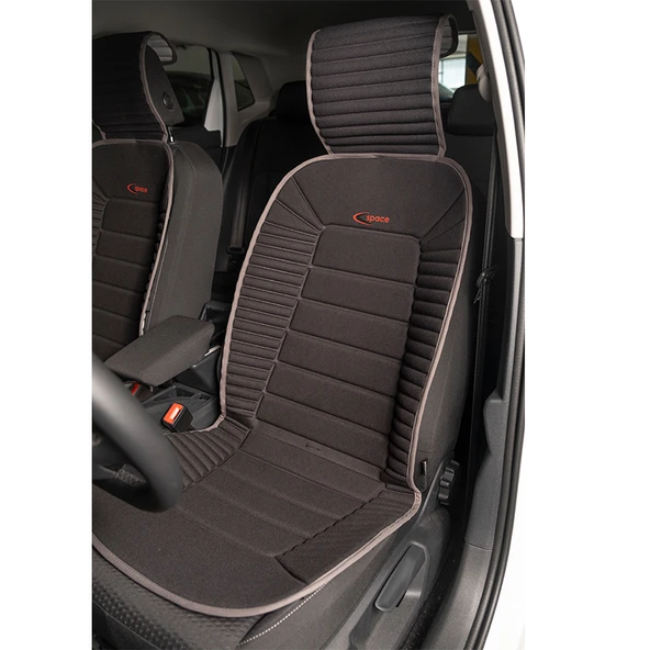 Space Bumerang Minder 2'li Koltuk Kılıfı Set Siyah / KLMNY55-F ürün görseli 1