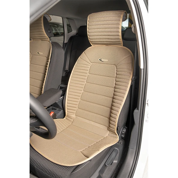 Space Bumerang Minder 2'li Koltuk Kılıfı Set Bej / KLMNY57 ürün görseli 1