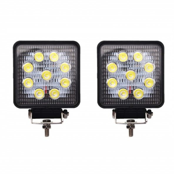 Kare çalışma ve sis lambası 9 led / LASS309 - 2
