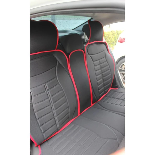 Space Five Star 5'li Set Siyah/Kırmızı / KLMNY154 - Resim 2