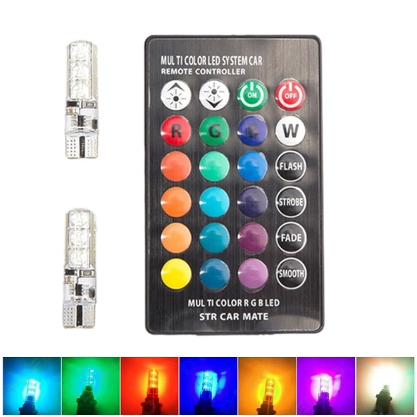 Space Uzaktan Kumandalı T10 Led Ampul (6x2 Ledli) ürün görseli