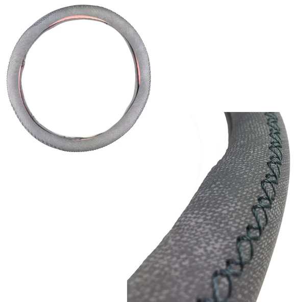 Space Direksiyon Kılıfı 38 cm Çelik Gri / DIKI360-G ürün görseli 1