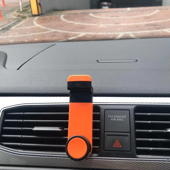 Space Sarı Telefon Tutucu - Resim 4