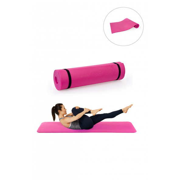 Spor Byfit 10 mm Pilates ve Yoga Minderi - PEMBE
