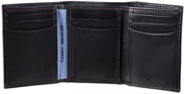 Tommy Hilfiger 100 Deri Cüzdan - Kimlik Penceresi- 6 Kart Bölümü - U.S.A - 2