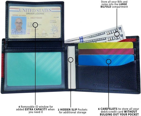 TOMMY HILFIGER Deri Cüzdan - U.S.A - 4