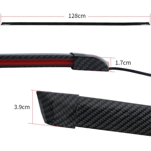 Ledli Universal Oto Spoiler - Resim 5