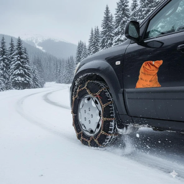 Space Premium Yüksek Yol Tutuşlu Kaydırmaz Mahmuzlu Kar Zinciri (640x13-600x15) - Grup 60 - Resim 3