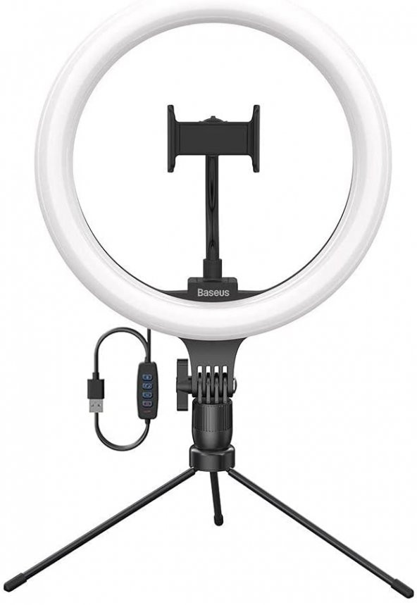 Baseus Halka Işıklı Tripod 10 İnch