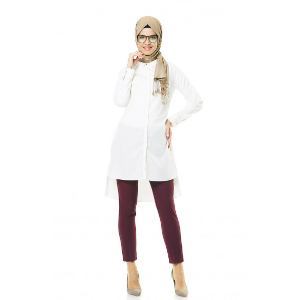 SORALLİNE BAYAN KOT MODEL PANTOLON DAR KESİM 1689 MÜRDÜM