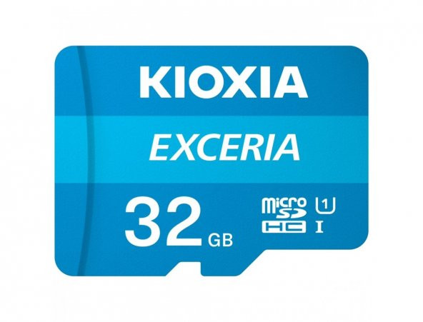 Kioxia Exceria LMEX1L032GG2 32 GB MicroSDHC UHS-I Class 10 Hafıza Kartı + Adaptör