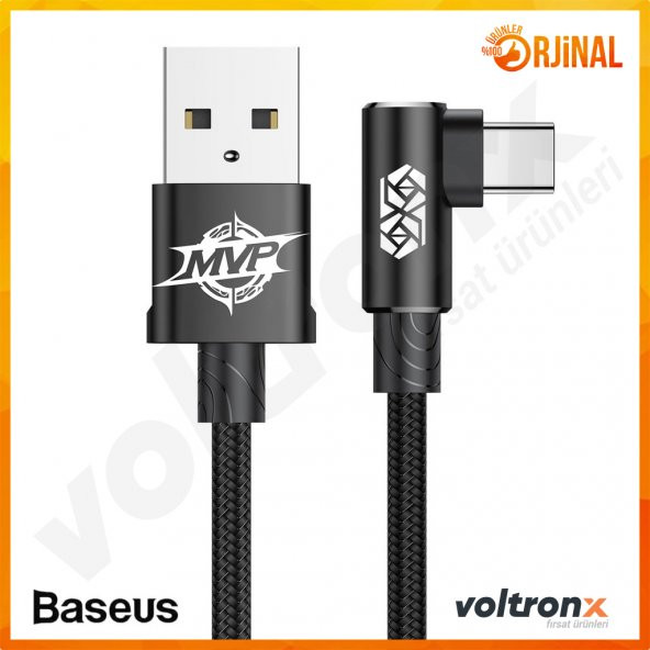 Baseus MVP Elbow Type-C Şarj Kablosu 200CM 1.5A CATMVP-B01