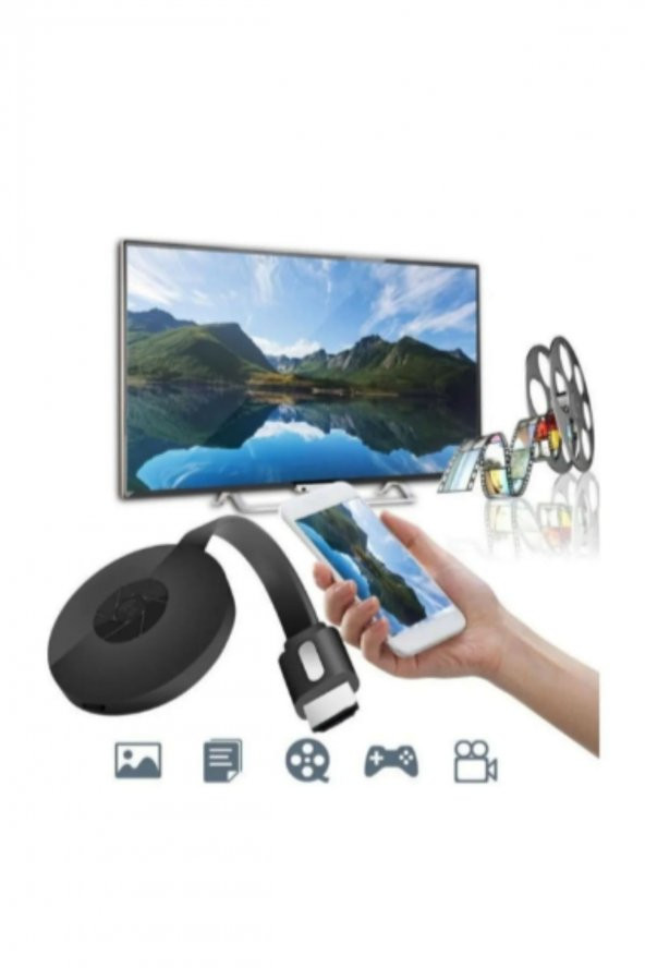 Chromecast 4k Çözünürlük Kablosuz Görüntü Ve Ses Aktarıcı G2-4