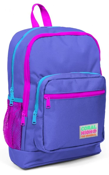 Coral High Mor Kız Çocuk İlkokul Çantası ve Beslenme Seti - Resim 2