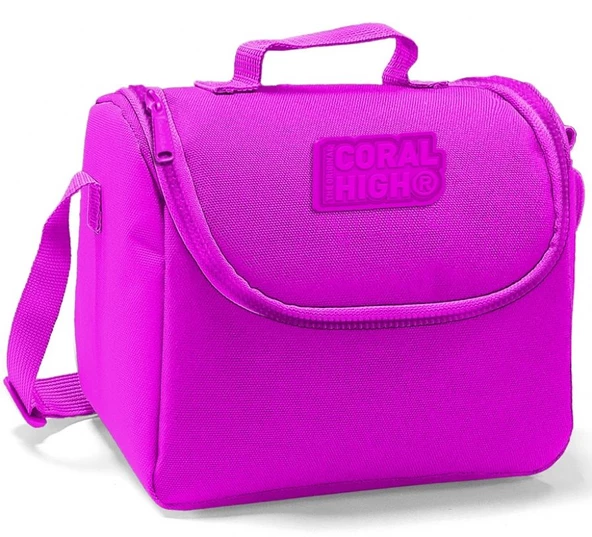 Coral High Kız Çocuk Pembe Okul Sırt Çantası ve Beslenme Çantası - Resim 3