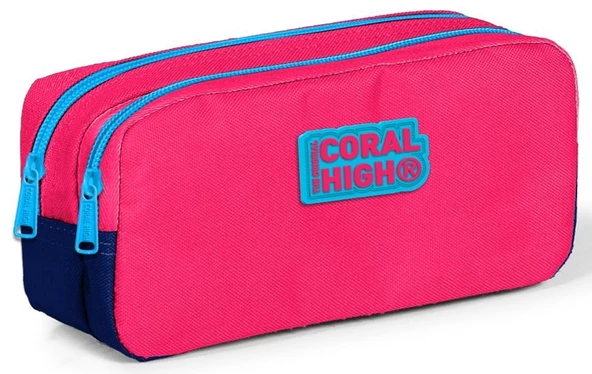 Coral High Kids Narçiçeği  Kız Çocuk İlkokul Çantası ve Kalemlik Seti - USB Soketli - Resim 3