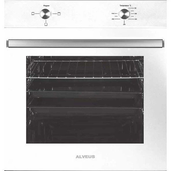 Alveus 3 Program Beyaz Ankastre Cam Set - 2