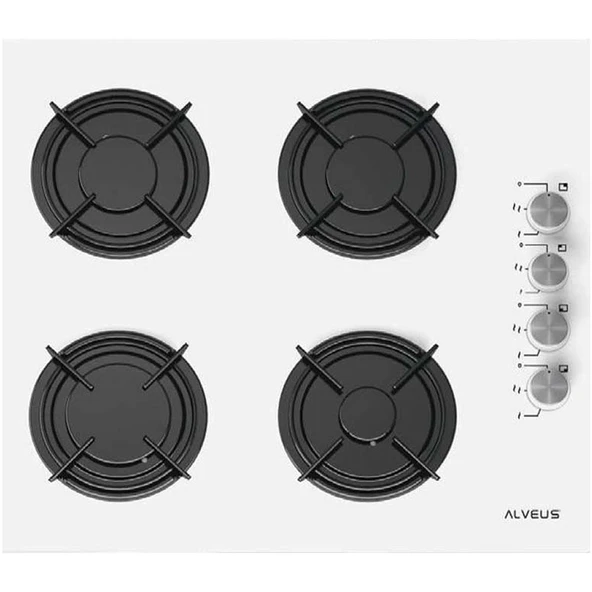 Alveus 3 Program Beyaz Ankastre Cam Set - 3