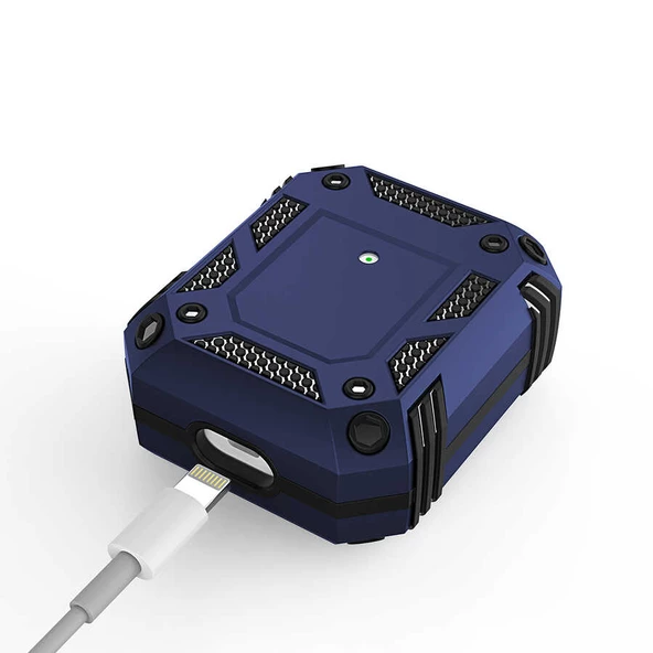 Apple Airpods Kılıf Zore Airbag 15 Zırh Tasarım Kılıf - Resim 9