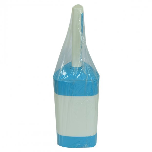 Plastik Elegant Muhafazalı Tuvalet Klozet Fırça Takımı Karışık Renk ZP-150 - 6