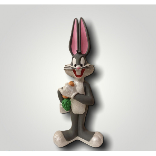 Polyester Bugs Bunny heykeli