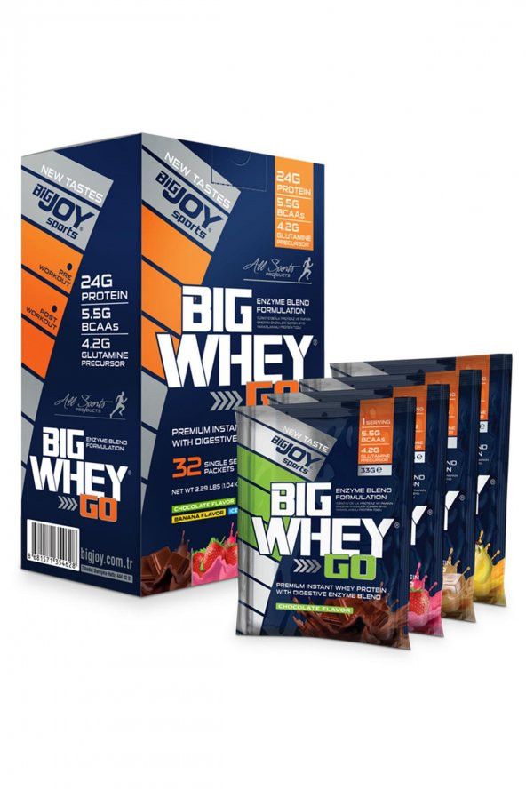 Bigjoy Sports Bigwheygo Whey Protein Tozu 32 Servis Mix Aromalı